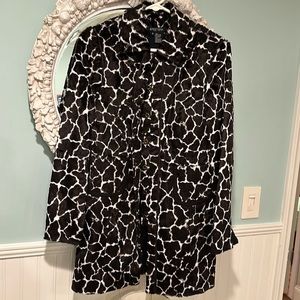Etcetera fur giraffe coat